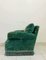 Green Velvet Club Chair, 1960s 12