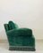 Green Velvet Club Chair, 1960s 10