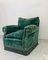 Green Velvet Club Chair, 1960s 6