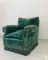 Green Velvet Club Chair, 1960s, Image 6