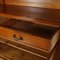 Art Nouveau Cherry Credenza with Display Cabinet 5