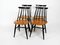 Finnish Fanett Chairs by Ilmari Tapiovaara for Asko, 1960s, Set of 4 11
