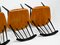 Finnish Fanett Chairs by Ilmari Tapiovaara for Asko, 1960s, Set of 4 7