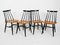 Finnish Fanett Chairs by Ilmari Tapiovaara for Asko, 1960s, Set of 4 2