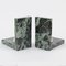 Vintage Green Marble Bookends, 1970s, Set of 2 3