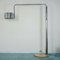 Vintage Italian Chrome, Steel, and Marble Floor Lamp, 1970s 2