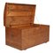 Antique Solid Pine Traveling Trunk, Image 3