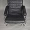 Vintage Chrome and Leather Rocking Chair, 1970s, Image 11