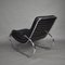 Rocking Chair Vintage en Chrome et en Cuir, 1970s 7