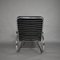 Vintage Chrome and Leather Rocking Chair, 1970s, Image 8