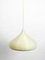 Lámpara colgante Mid-Century moderna en beige de Heifetz Rotaflex, años 60, Imagen 6