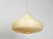 Lámpara colgante Mid-Century moderna en beige de Heifetz Rotaflex, años 60, Imagen 9