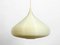 Lámpara colgante Mid-Century moderna en beige de Heifetz Rotaflex, años 60, Imagen 5