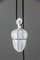 Art Deco Style Adjustable Porcelain Pendant, 1920s 4