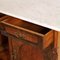 Antiker italienischer Biedermeier Schrank mit Carrara Marmorplatte 3