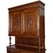 Art Nouveau Provençal Hand-Carved Solid Wood Cabinet 8