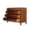 Art Deco Walnut Dresser with Mirror, 1920s, Image 4