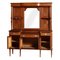 Antique Walnut, Mahogany & Maple Dresser with Mirror, 1910s 2