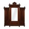 Neoclassic Solid Walnut & Burl Wardrobe with Oak Interior, Image 1