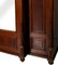 Neoclassic Solid Walnut & Burl Wardrobe with Oak Interior 2