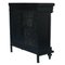 Ebonized Neoclassic Carved Walnut & Lacquered Bookcase, 1900s, Image 3