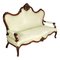 Venezianisches Sofa aus handgeschnitztem Nussholz, 1800er 1