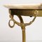 Antique Venetian Gilt Bronze & Marble Console Table with Mirror, Set of 2 5