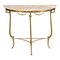 Antique Venetian Gilt Bronze & Marble Console Table with Mirror, Set of 2 2