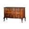 Burl Walnut Chest of Drawers & Nightstands Set, 1940s 1