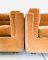Vintage Orange Velvet Lounge Chairs, 1970s, Set of 2 5
