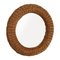 Mid-Century Bamboo and Rattan Mirror, Image 1