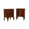 Art Deco Set with Walnut & Burl Dresser & Nightstands by Gaetano Borsani, Set of 3 2