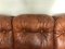 Vintage Brown Leather 3-Seater Sofa, 1970s 11