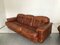 Vintage Brown Leather 3-Seater Sofa, 1970s 9