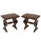 Antique Tuscan Renaissance Stools, Set of 2 3