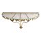 Baroque Style Gilt Bronze & Crystal Console Table, 1950s 1