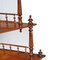 18th-Century Walnut Shelf with Turned Uprights 3