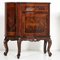 Venetian Carved Burl Nightstand with Fillet Inlay from Testolini & Salviati, 1930s 3