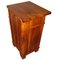 Art Nouveau Solid Cherrywood Country Bedside Table, 1890s 3