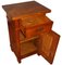 Art Nouveau Solid Cherrywood Country Bedside Table, 1890s 1