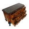 Antique Burl Walnut Commode with Marble Top, 1900s, Image 2