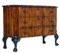 Antique Burl Walnut Commode with Marble Top, 1900s 1