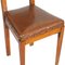 Art Nouveau Cherry Wood Chairs, Set of 2 2