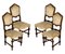 Barocke italienische Esszimmerstühle, 1920er, 4er Set 1
