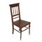 19th Century Turned Walnut Chiavarine Chairs, Set of 2 1