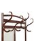 Art Nouveau Entrance Coat-Rack Hanger with Mirror from Thonet, 1910s 3