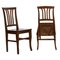 Chaises Vintage en Noyer de Asolo, Italie, 1940s, Set de 2 2