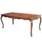 Baroque Style Venetian Burl Walnut Dining Table, 1930s 1