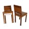 Art Deco Walnut & Leather Side Chairs, 1920s, Set of 2 4