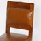 Art Deco Walnut & Leather Side Chairs, 1920s, Set of 2, Image 3